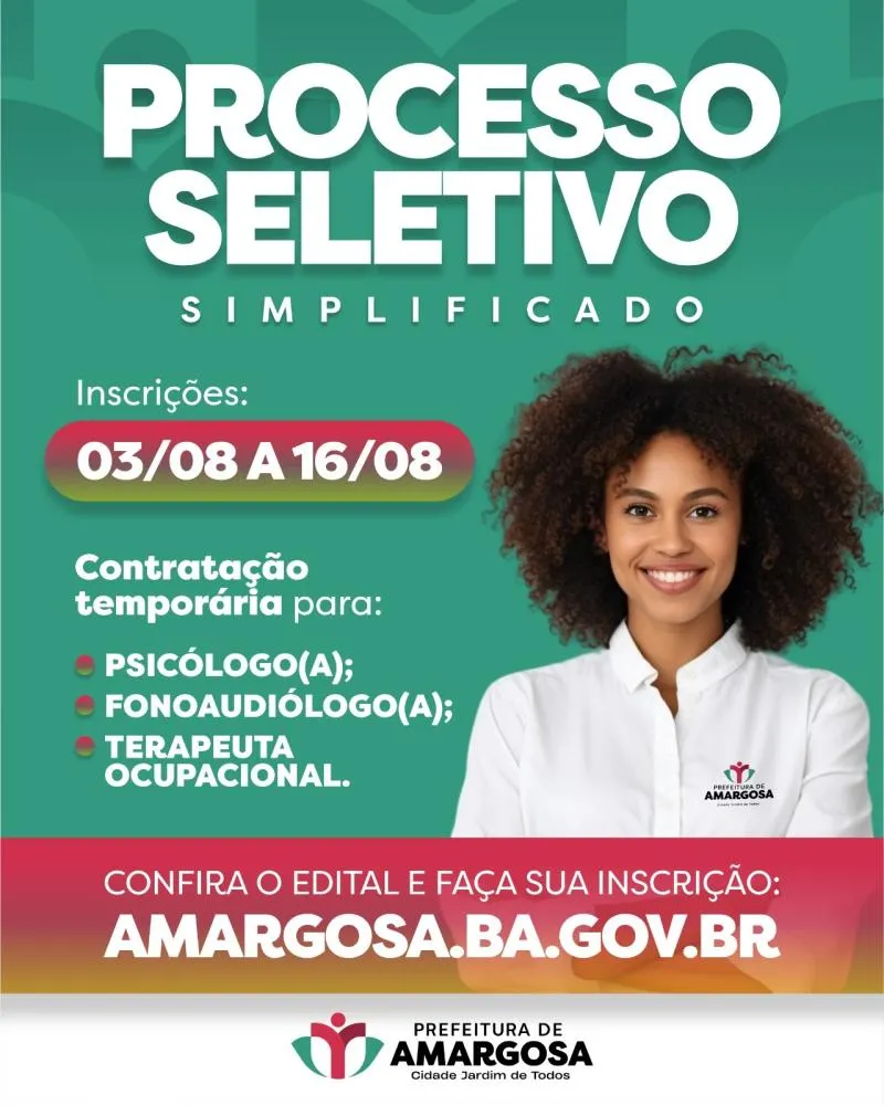 Imagem: Prefeitura de Amargosa 