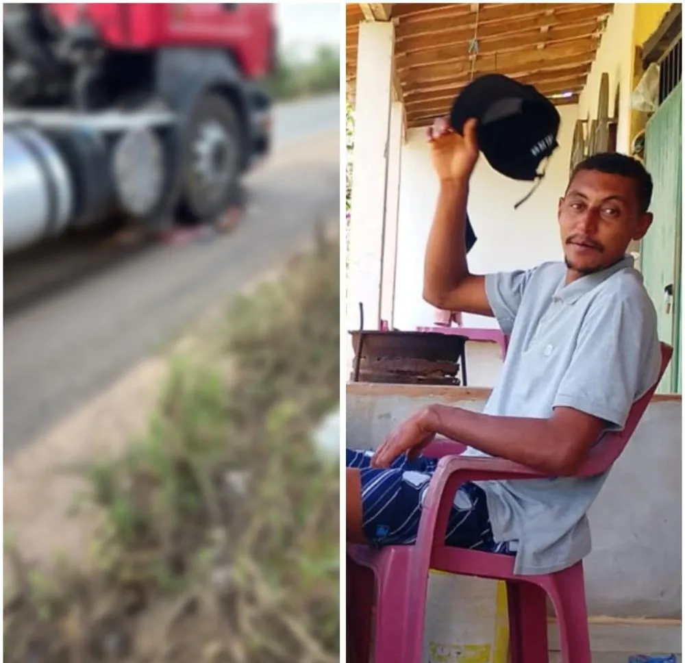 Jovem morre após ser atropelado por carreta na BR-101, em Laje